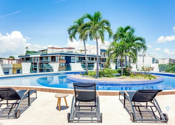 Incredible Oceanview Roof Lounge, Units 2 Blocks To Beach Apartamento Playa del Carmen