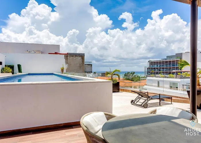 Incredible Oceanview Roof Lounge, Units 2 Blocks To Beach * Playa del Carmen